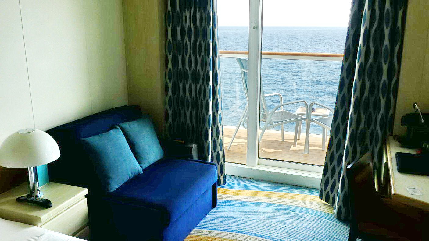 MEIN SCHIFF HERZ - sehr wichtig für uns ist der relativ geräumige Balkon