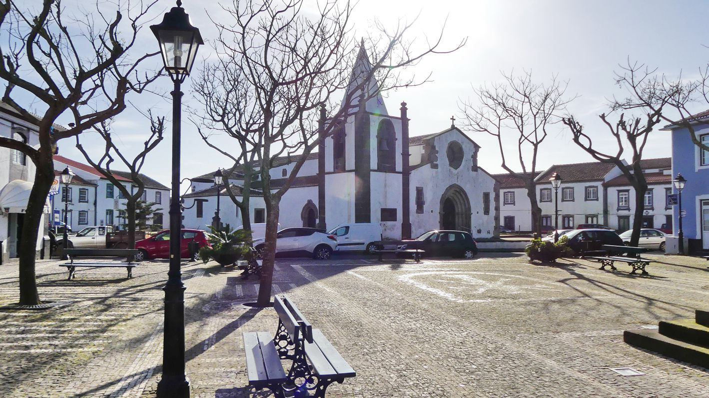 AZOREN / TERCEIRA - in Vila de São Sebastião steht die älteste Kirche der Azoren, die Igreja Matriz de Sao Sebastiao von 1455