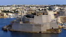 MALTA - das gegenüberliegende Fort St. Angelo wurde im 13. Jhdt. erbaut