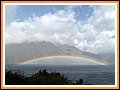 wunderschner Regenbogen ber dem Lake Wakatipu