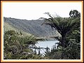 Kratersee in einem der vielen Vulkane Neuseelands