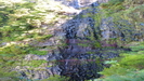 der Risco Wasserfall ist jetzt im Sommer nur noch ein Rinnsaal