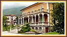 die Villa de san Quirico in Minusio, einem Nachbarort von Locarno mit vielen Rosen
