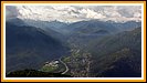 Blick in das Tal durch welches die Centovallibahn fhrt