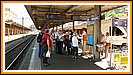 auf dem Bahnhof von Bellinzona warten wir auf unseren Zug