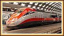 der Superschnellzug Italiens verbindet Mailand und Bologna mit fast 300 km/h