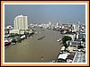 Blick vom Zimmer auf den Chao Praya