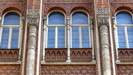 BUDAPEST - schöne Fassade an der alten Synagoge
