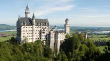 das Schloss Neuschwanstein in der Nähe von Füssen