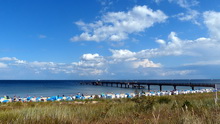 Blick auf die Ostsee von der Promenade aus