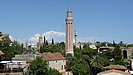 das &qout;gefurchte&qout;Minarett der Yivli-Minare-Moschee