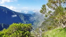 REUNION - am Aussichtspunkt Nez de Boef haben wir einen phantastischen Blick in die Schlucht des Riviére des Remparts, die bis zum Meer führt REUNION - am Aussichtspunkt Nez de Boef haben wir einen phantastischen Blick in die Schlucht des Riviére des Remparts, die bis zum Meer führt