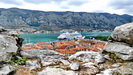 MONTENEGRO - KOTOR - so sieht Kotor von Kirche "Unserer Lieben Frau von Remedy" aus