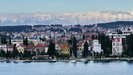 KROATIEN - ZADAR -  phantastischer Blick auf die Berge im Hinterland von Zadar ca. 1 Std. vor Sonnenuntergang