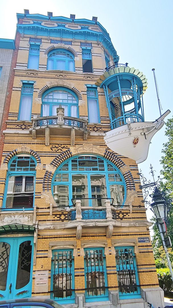 ANTWERPEN - sch�nstes Jugendstilhaus