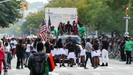 NEW YORK - heute findet auf dem Adam Clayton Powell Jr. Boulevard die African-American-Day-Parade statt