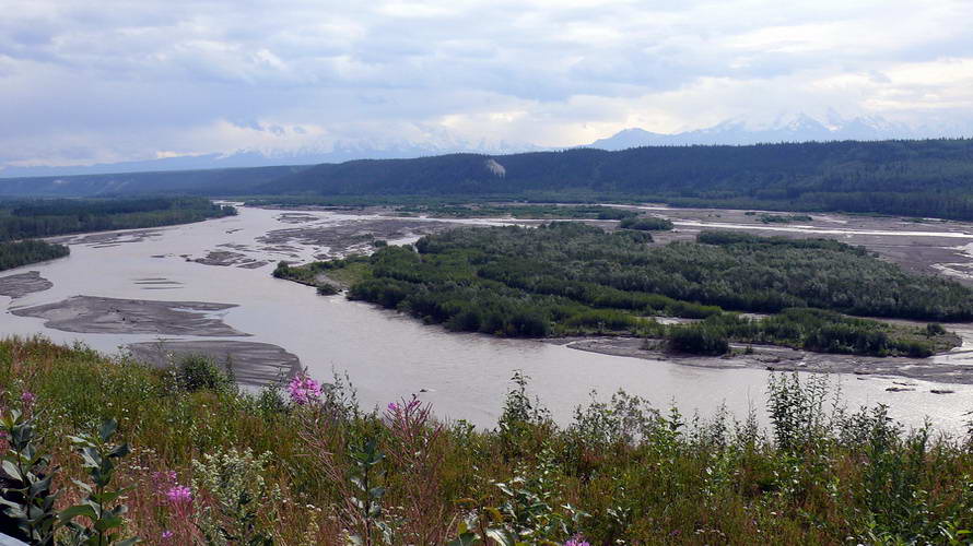 schne Landschaft unterwegs