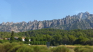 als die Berge von Montserrat auftauchen ist es nicht mehr weit bis Barcelona