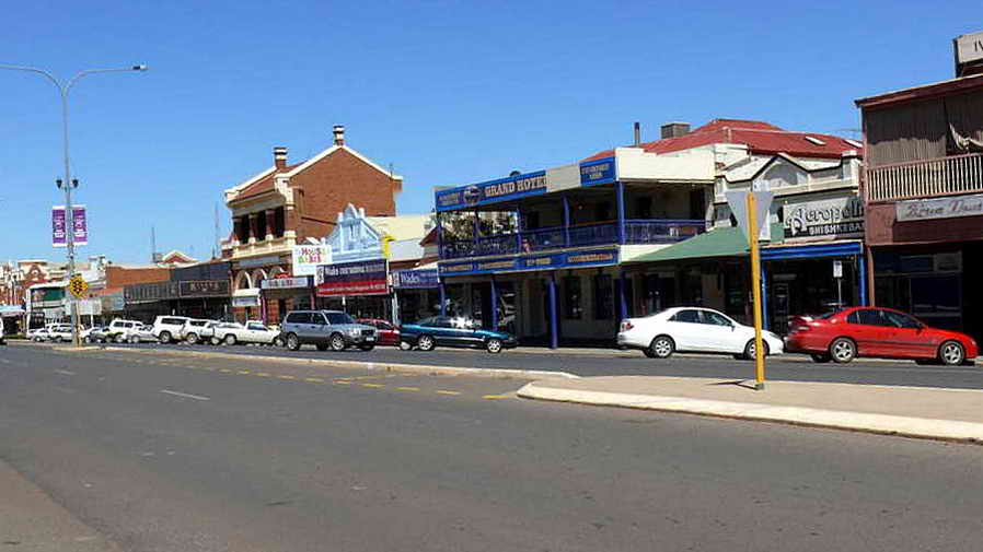 die 
			  Hannan Street, Hauptstra�e von Kalgoorlie-Bolder