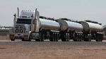Trucks bis zu 56 m L�nge sind 
			  in Westaustralien unterwegs