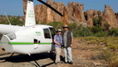 LOST CITY - dieser Helikopter fliegt uns in 
				die Lost City bei Cape Crawford in den Abner Ranges
