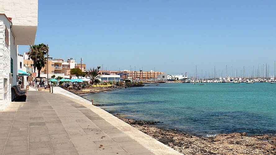 Corralejo liegt am nördlichen Ende von Fuerteventura Corralejo liegt am nördlichen Ende von Fuerteventura