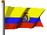 die Flagge Ecuadors