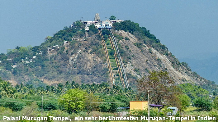 der Arulmigu Dandayudhapani Swami Tempel (auch Palani Murugan Tempel) ist einer der berühmtesten Murugan-Tempel in Indien der Arulmigu Dandayudhapani Swami Tempel (auch Palani Murugan Tempel) ist einer der berühmtesten Murugan-Tempel in Indien