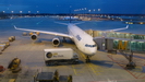 MNCHEN AIRPORT - unser A340-600 wird fr den Flug nach Delhi vorbereitet