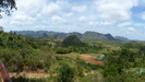 ViALES - vom privaten Paladar (Restaurant) Balcone del Valle bietet sich uns ein fantastischer Ausblick auf die Mogote im Tal