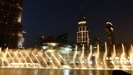 DUBAI- jetzt sehen wir die "Dubai Fountain" endlich mal bei Dunkelheit, auch ein tolles Erlebnis