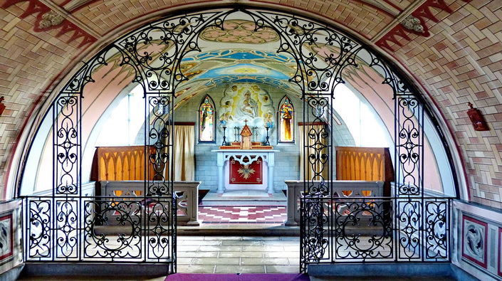 ORKNEY - diese Kapelle wurde von Kriegsgefangenen allein aus den vorhandenen Materialien 1942 erbaut ORKNEY - diese Kapelle wurde von Kriegsgefangenen allein aus den vorhandenen Materialien 1942 erbaut