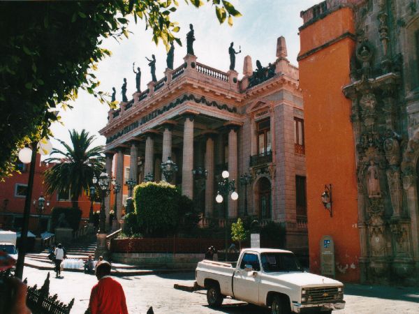 das Teatro Juarez in Guanajuanto das Teatro Juarez in Guanajuanto