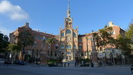 BARCELONA - das Hospital de Sant Pau ist ein Klinikkomplex und wurde im katalanischen Jugendstil (Modernisme) erbaut