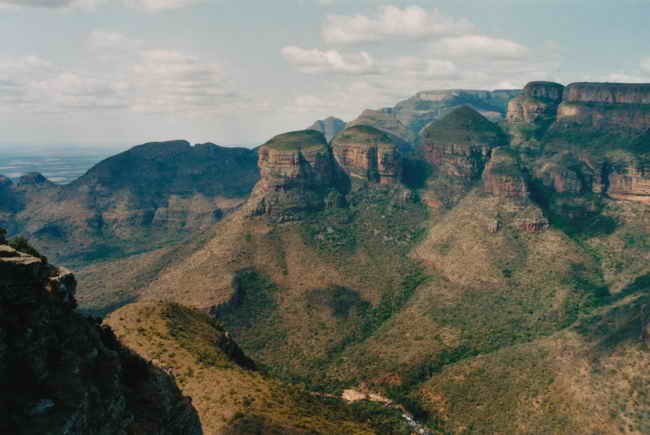 die Three Rondavels im Blyde River Canyon