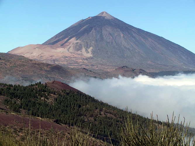 ein erster Blick auf den Teide ein erster Blick auf den Teide